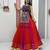 Red Latkan Navratri Lehenga Choli
