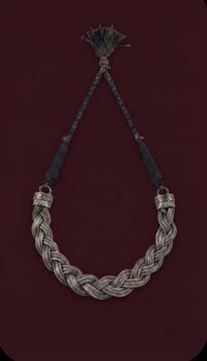 Silver trendy silver plated necklace set for women 2