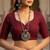 Silver trendy silver plated necklace set for women