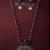 Silver trendy silver plated necklace set for women