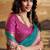 peacock blue soft satin with rich woven border festive & wedding wear saree
