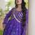 Women   s bandhani print kurti with kutchi patchwork | free size 38   44 | faux georgette