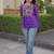  bandhani print kurti with kutchi patchwork -  free size 