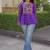  bandhani print kurti with kutchi patchwork -  free size 