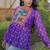  bandhani print kurti with kutchi patchwork -  free size 