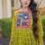  bandhani print kurti with kutchi patchwork -  free size 