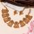 Gold plated temple heritage necklace set