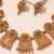Gold plated temple heritage necklace set