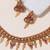 Gold plated heritage necklace set
