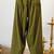 Embroidery Work Light Mehandi Green Organza Farsi Salwar Co Ords for Women