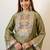 Embroidery Work Light Mehandi Green Organza Farsi Salwar Co Ords for Women