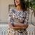Printed Biege Cotton Blend Co Ords for Women