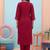 Women Floral Embroidered Regular Thread Work Kurta with Trousers & With Dupatta