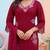 Women Floral Embroidered Regular Thread Work Kurta with Trousers & With Dupatta