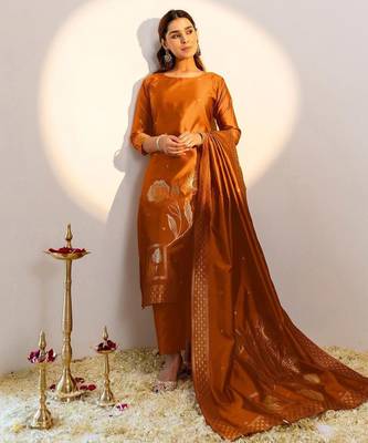 Women Ethnic Motifs Printed Regular Kurta with Trousers & With Dupatta 5