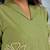 Embroidered Pista Green Cotton Co Ords For Women