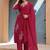 Women Floral Embroidered Regular Thread Work Kurta with Trousers & With Dupatta