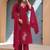 Women Floral Embroidered Regular Thread Work Kurta with Trousers & With Dupatta