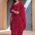 Women Floral Embroidered Regular Thread Work Kurta with Trousers & With Dupatta