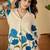 Printed Beige Cotton Blend Co Ords for Women