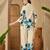 Printed Beige Cotton Blend Co Ords for Women