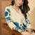 Printed Beige Cotton Blend Co Ords for Women