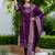 Women Woven Design Kurta with Trousers & Dupatta