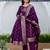 Women Woven Design Kurta with Trousers & Dupatta