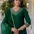 Women Ethnic Motifs Embroidered Kurta with Trousers & With Dupatta