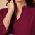Embroidered Dusty Wine Cotton Co Ords for Women