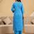 Women Leheriya Printed Kurta with Trousers & Dupatta