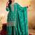 Women Ethnic Motifs Embroidered Regular Thread Work Kurta with Sharara & With Dupatta