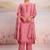 Women Ethnic Motifs Embroidered Regular Thread Work Pure Cotton Kurta with Trousers & With Dupatta