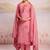 Women Ethnic Motifs Embroidered Regular Thread Work Pure Cotton Kurta with Trousers & With Dupatta