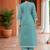 Women Floral Woven Design Kurta With Trousers & Dupatta