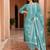 Women Floral Woven Design Kurta With Trousers & Dupatta