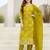 Women Abstract Printed Kurta with Trousers & Dupatta