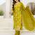 Women Abstract Printed Kurta with Trousers & Dupatta