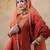 Ethnic Motifs Embroidered Anarkali Sequinned Kurta With Trousers & Dupatta