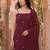 Women Embroidered Regular Thread Work Kurta with Sharara & With Dupatta
