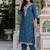 Women Floral Embroidered Kurta with Trousers & Dupatta
