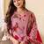 Women Floral Printed Regular Pure Cotton Kurta with Trousers & With Dupatta