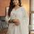 Women White Pure Cotton Embroidered Straight Kurta Palazzos with Dupatta