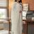 Women White Pure Cotton Embroidered Straight Kurta Palazzos with Dupatta