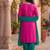 Women Floral Embroidered Regular Thread Work Kurta with Patiala & With Dupatta