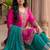 Women Floral Embroidered Regular Thread Work Kurta with Patiala & With Dupatta