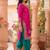 Women Floral Embroidered Regular Thread Work Kurta with Patiala & With Dupatta