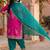 Women Floral Embroidered Regular Thread Work Kurta with Patiala & With Dupatta