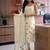 Women Off White Pure Cotton Embroidered Straight Kurta Trousers with Dupatta
