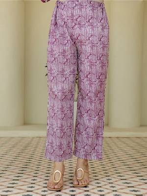Women Floral Printed Kurta with Trouser & Dupatta 6